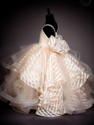 Hayley Champagne Inspired By AnnaTriant Couture Luxury Childern Couture Dress