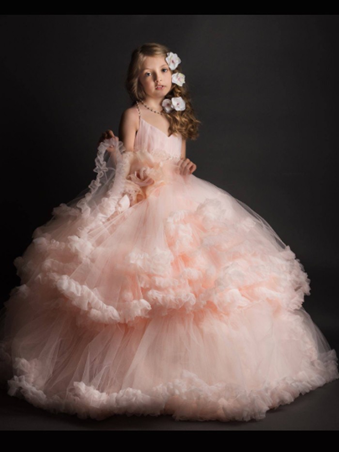 Distant Dreamer Inspired By AnnaTriant Couture Luxury Childern Couture Dress