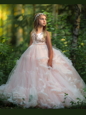 Cloud Nine Inspired By AnnaTriant Couture Luxury Childern Couture Dress