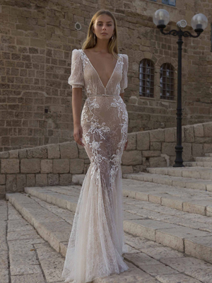 21-P111 Bridal Dress Inspirated By PRIVÉE Of BERTA 2021 No. 5 Collection