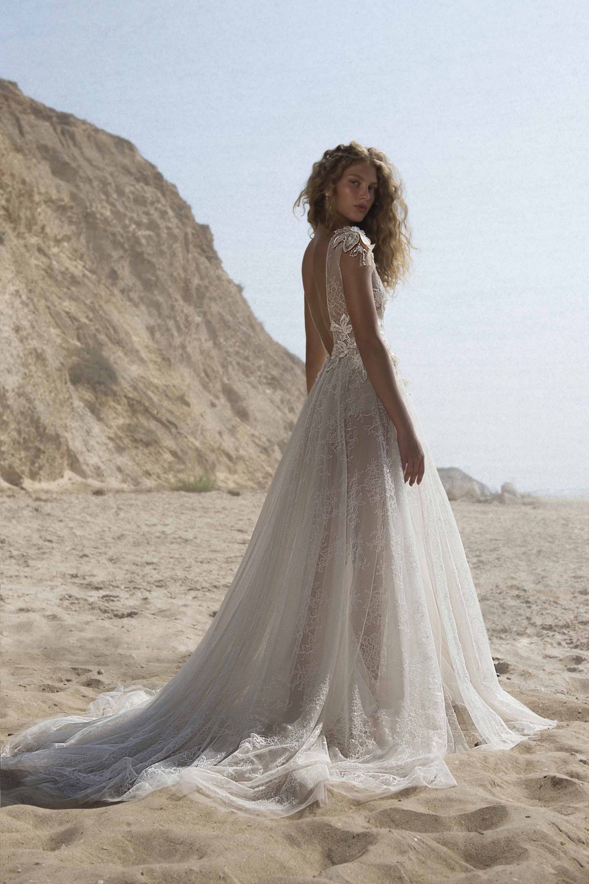 21-HAGAR Bridal Dress Inspirated By Berta Muse 2021 Vista Mare Collection