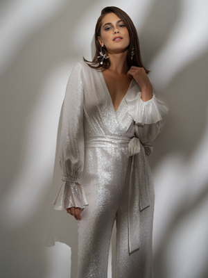 Aster Jumpsuit Inspirated By Botanica of Alexandra Grecco 2021 Bridal Collection