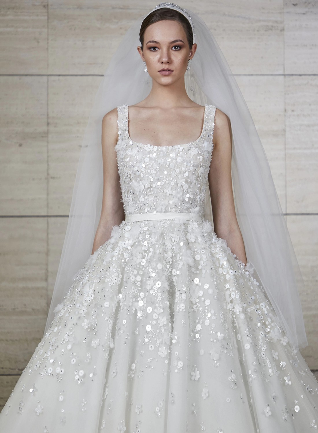 Look 4 BRIDAL SPRING 2022 ELIE SAAB INSPIRATED